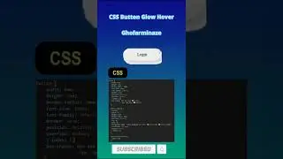 CSS BUTTON GLOW HOVER