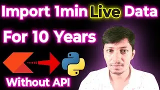 Import Live Data For 10 Years Without API from Zerodha Into Python | 