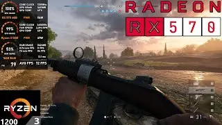 Battlefield V - RX 570 4GB + Ryzen 3 1200