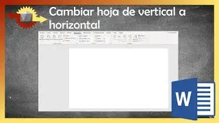 Cómo cambiar la disposición de la hoja de vertical a horizontal en Word
