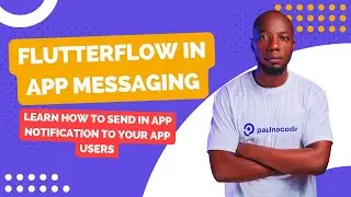 How to setup in app messaging in Flutterflow using firebase | Nocoding required