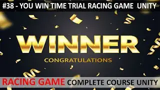 Time Trial Finish Screen Unity Car Racing Game #38 | Car Racing Game Complete Course Unity 3d