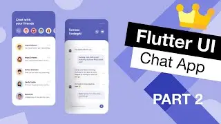 Flutter UI Chat Message App Tutorial | App from Scratch Part 2