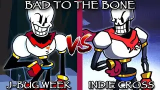FNF': Vs Papyrus - Bad to the Bone (Original VS Indie Cross Version) (2 paps comparison)