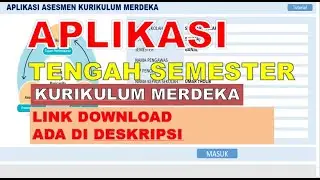 Tutorial Aplikasi Raport Tengah Semester (ATS) Kurikulum Merdeka Kelas 1,2,3,4,5,6 SD 2024