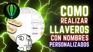 REALIZAR LLAVEROS CON NOMBRES PERSONALIZADOS PARA MAQUINAS LASER CON COREL DRAW