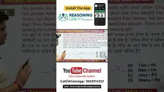 बताओ सबसे भारी व्यक्ति कौन है? #reasoninglife #deepaksir #railwayreasoning #alp #shorts #shortsfeed