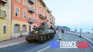 Парад американской военной технике в Ницце 🇫🇷 на Английской набережной 28.08.2024 #ницца #франция