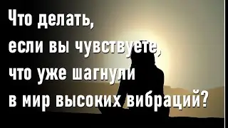 Что делать, если вы чувствуете, что уже шагнули в мир высоких вибраций?