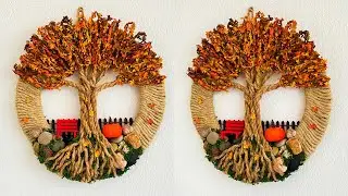 Easy tree to make! Easy cardboard ideas!