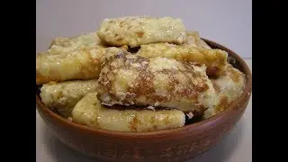 МАСЛЕНИЦА Налистники с творогом без муки.  Пальчики оближешь!