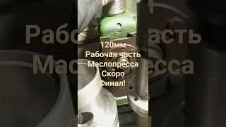 Рабочая часть 120 мм маслопресса.