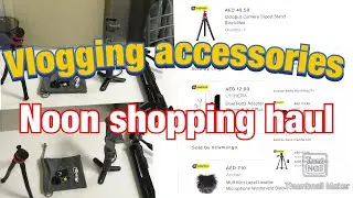 Vlogging accessories haul | noon haul
