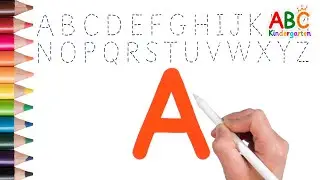 Learn the alphabet for kids | How to read and write the alphabet by following the dotted line