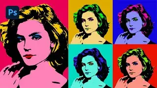Tuto Photoshop : L'effet Pop Art d'Andy Warhol & Marilyn Monroe !