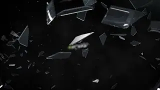 Glass Shatter Logo Reveal | Stock Footage