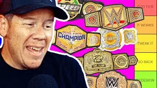 Ranking ALL Current WWE Titles