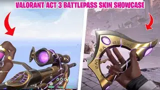 Genesis Arc Knife And Battlepass Skin Showcase | VALORANT BATTLE PASS KNIFE SKIN | Valorant Act 3