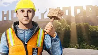 I Built the Hollywood Sign in Official Rust..