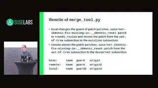 SUSE Labs Conference 2019 - Status of kernel-source patch sorting