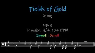 Fields of Gold, Chords, Lyrics and Timing