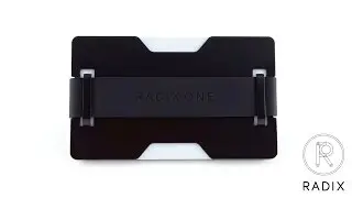 Radix One Black Steel - RFID Blocking Steel Wallet