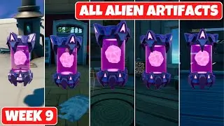 Fortnite All 5 Alien Artifacts Locations Guide (Week 9)