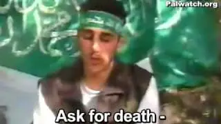 Hamas suicide farewell video: Go on Jihad, seek Martyrdom