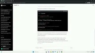 python start a thread