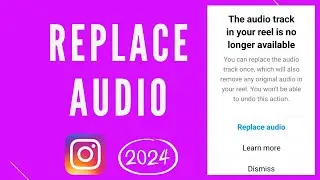 Replace Audio in Instagram Reels | Audio unavailable in Instagram Reels