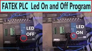 FATEK Programming |LED OnOff Using Simple WinProLadder Program in FATEK PLC | FATEK FBs-20MAR2 | IET