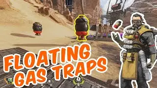 Caustic traps are floating? | apex glitch #shorts