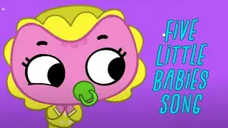 🎵 FIVE LITTLE BABIES SONG 🎶 Kit and Kate Nursery Rhymes & Kids Songs  😺