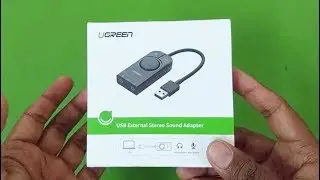 UGREEN USB External Sound Card Adapter UNBOXING & first Use.