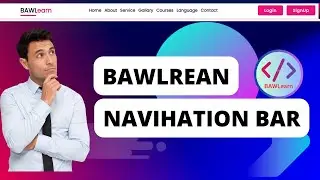 How To make Navigation bar Using html css || Menu Bar || Responsive nav Bar
