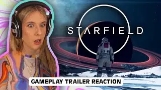 REACTING to STARFIELD OFFICIAL GAMEPLAY TRAILER - This will be my FIRST Bethesda Game!