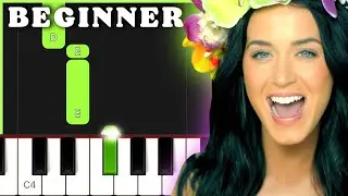 Roar - Katy Perry | BEGINNER SYNTHESIA PIANO TUTORIAL