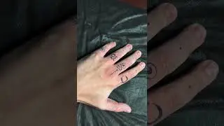 Тату на пальцах