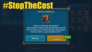 REMOVE ARTIFACT REMOVAL COST - Raid: Shadow Legends