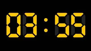 COUNTDOWN TIMER ( v 702 ) 10 min DIGITAL  4k