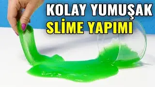 Yumuşak Slime Nasıl Yapılır? Kolay Hızlı Pofuduk Slime Yapımı