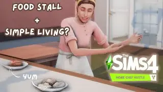 Sims 4 Let's Play: Can I make money with the food stall and Simple Living?