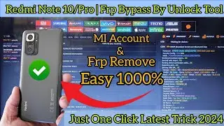Redmi Note 10s Frp Bypass Miui 14 Google Account Bypass by Unlock Tool  New Tricks 2024