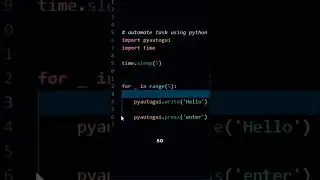 Automate tasks using python | 