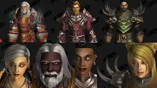 WoW Shadowlands NEW Human Customizations with Armor
