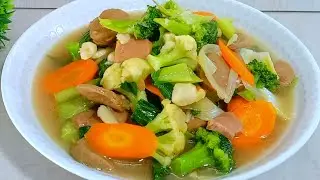 RESEP CAPCAY SAYUR SEDERHANA,, BIKINNYA GAMPANG RASANYA ENAK..SERASA DI RESTORAN