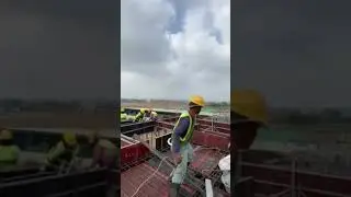 Template installation work #sorts #construction #buildingengineering #concreteworks