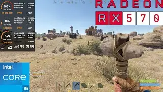 RX 570 4GB | Rust - 1080p (tested in 2023)