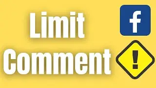 How to limit Facebook page comments ?