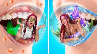 Превращение в красивую русалку! 🧜‍♀️ Веселая смена имиджа с Ла-Ла Лайф